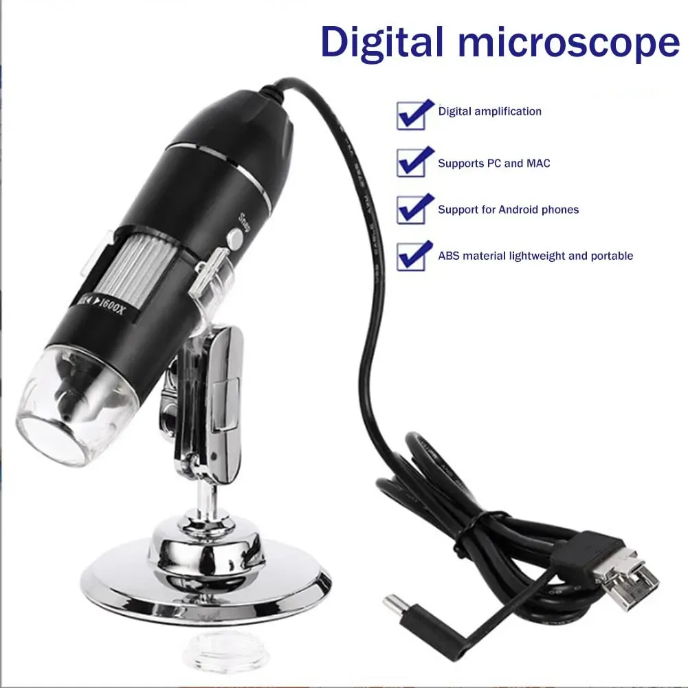 USB digital microscope used for close-up inspection